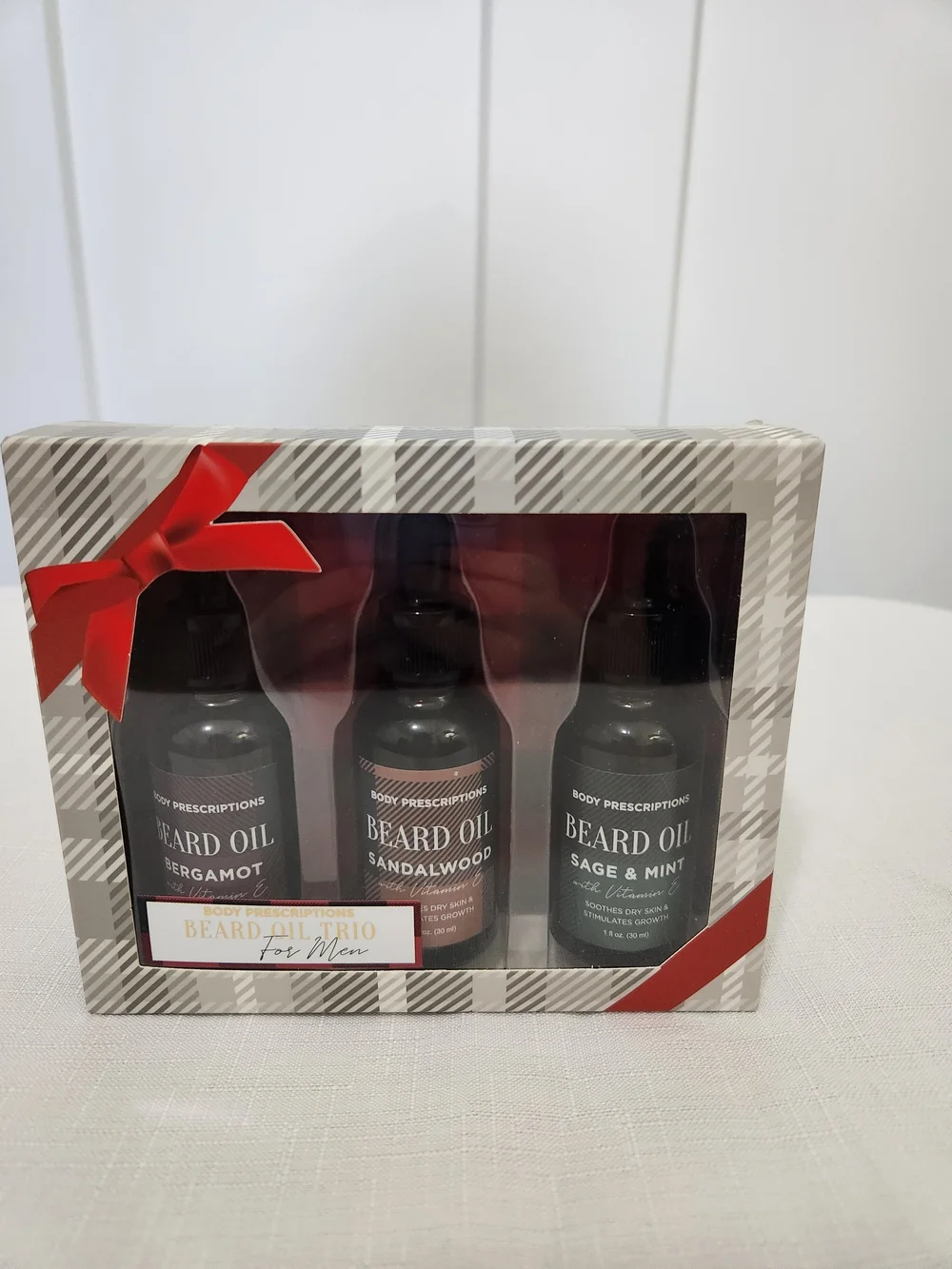Body Prescriptions Beard Oil Trio.